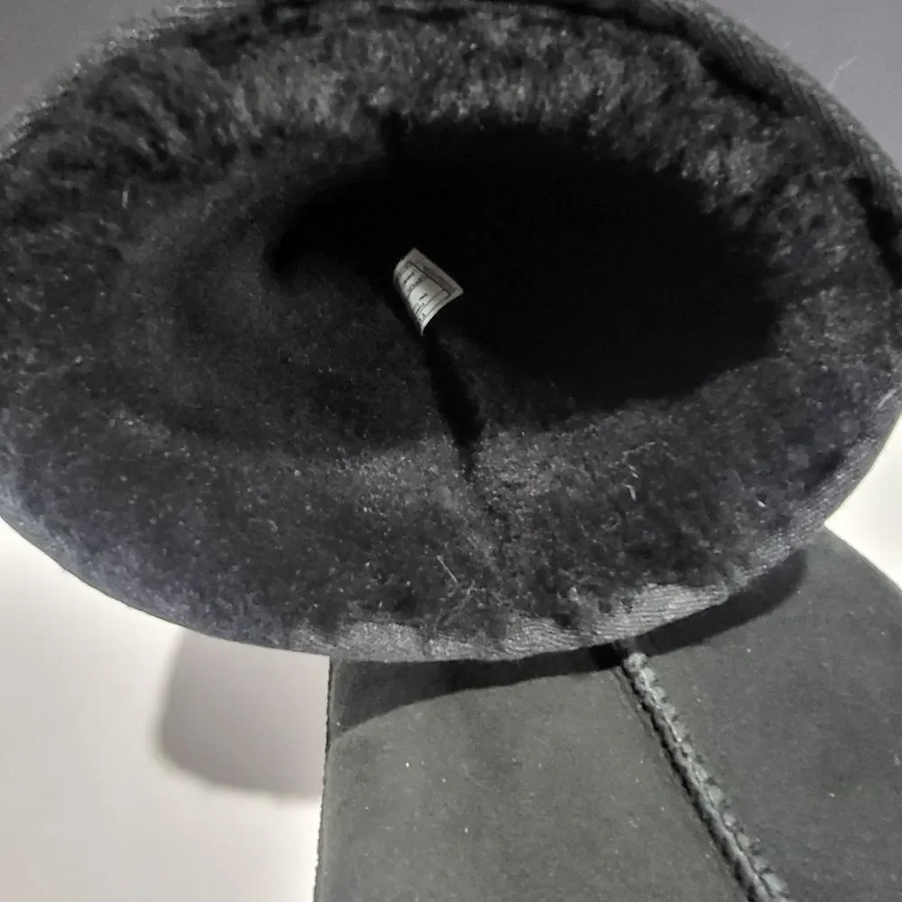 UGG Tall Dark Green Suede Boots